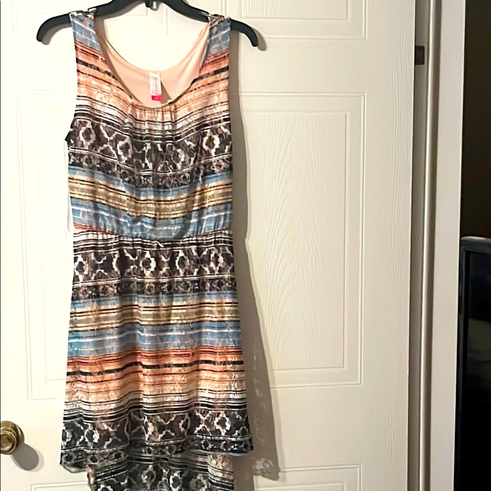Multicolor Sleeveless Dress